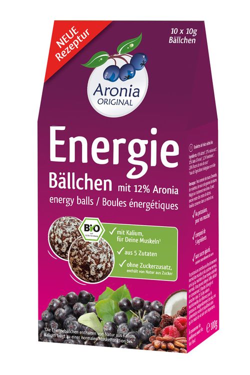 Aronia ORIGINAL - Bio Aronia EnergiebÀllchen, 100g