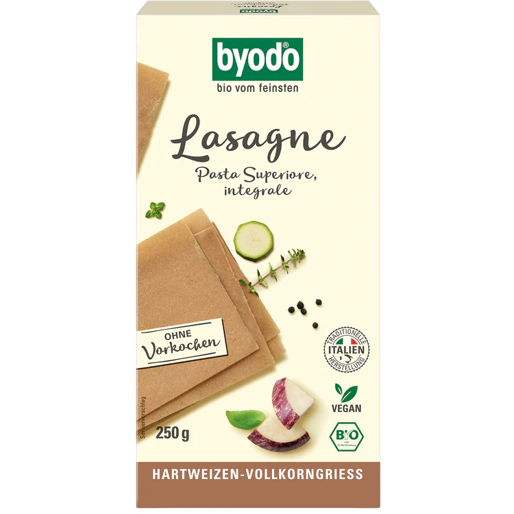 Byodo - Lasagne Vollkorn bio, 250g