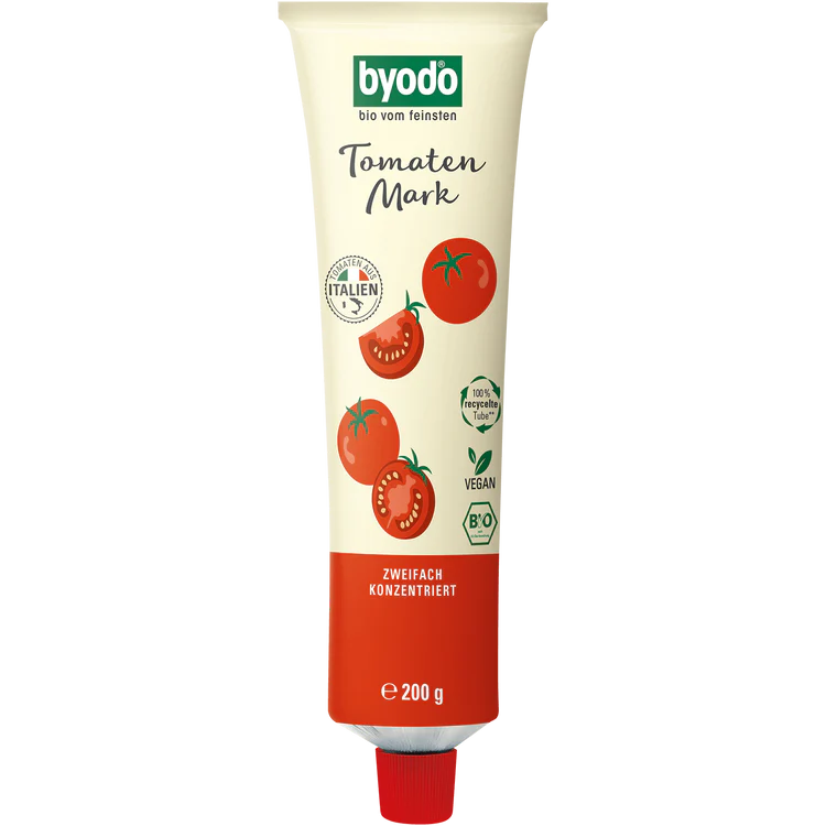 Byodo - Tomatenmark Doppelfrucht Tube bio, 200ml