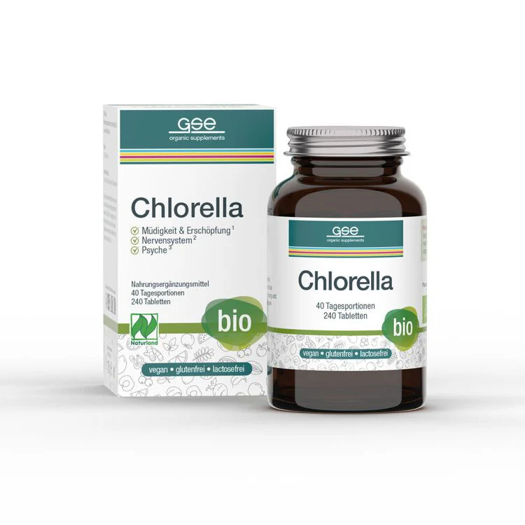 GSE - Chlorella Tabletten bio, 240Stk