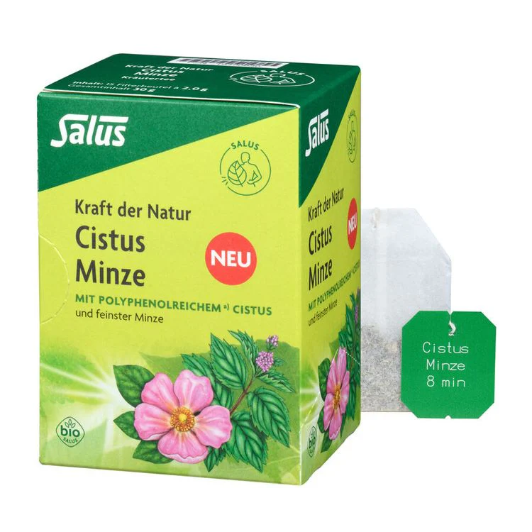 Salus - Kraft der Natur Cistus Minze KrÀutertee bio 15 FB, 30g