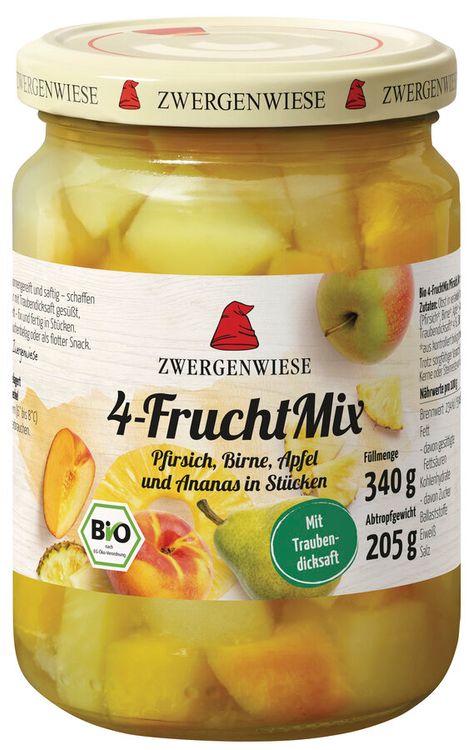 Zwergenwiese - 4-FruchtMix, 340g